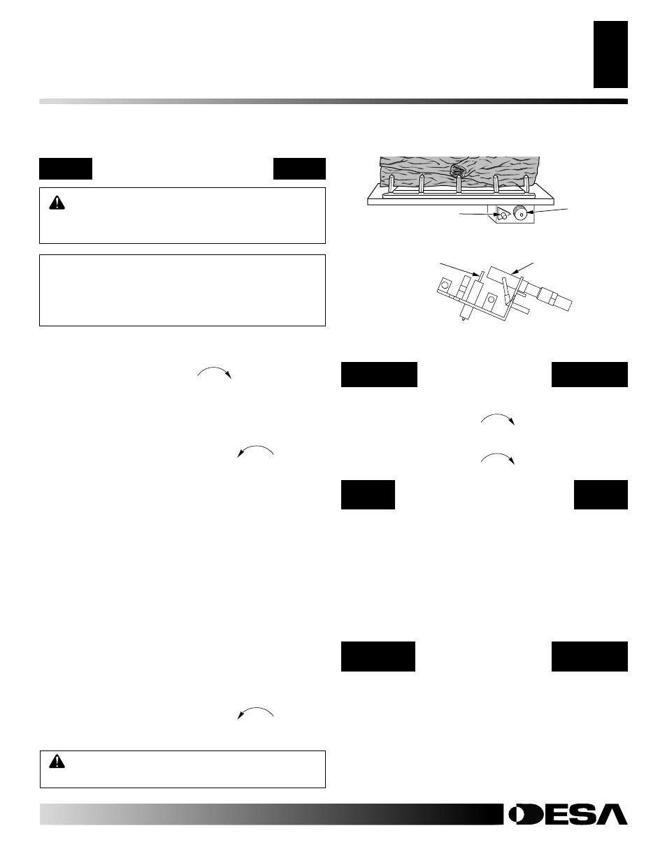 Operating fireplace, Continued | Vanguard Heating 107156-01E.pdf User Manual | Page 15 / 38