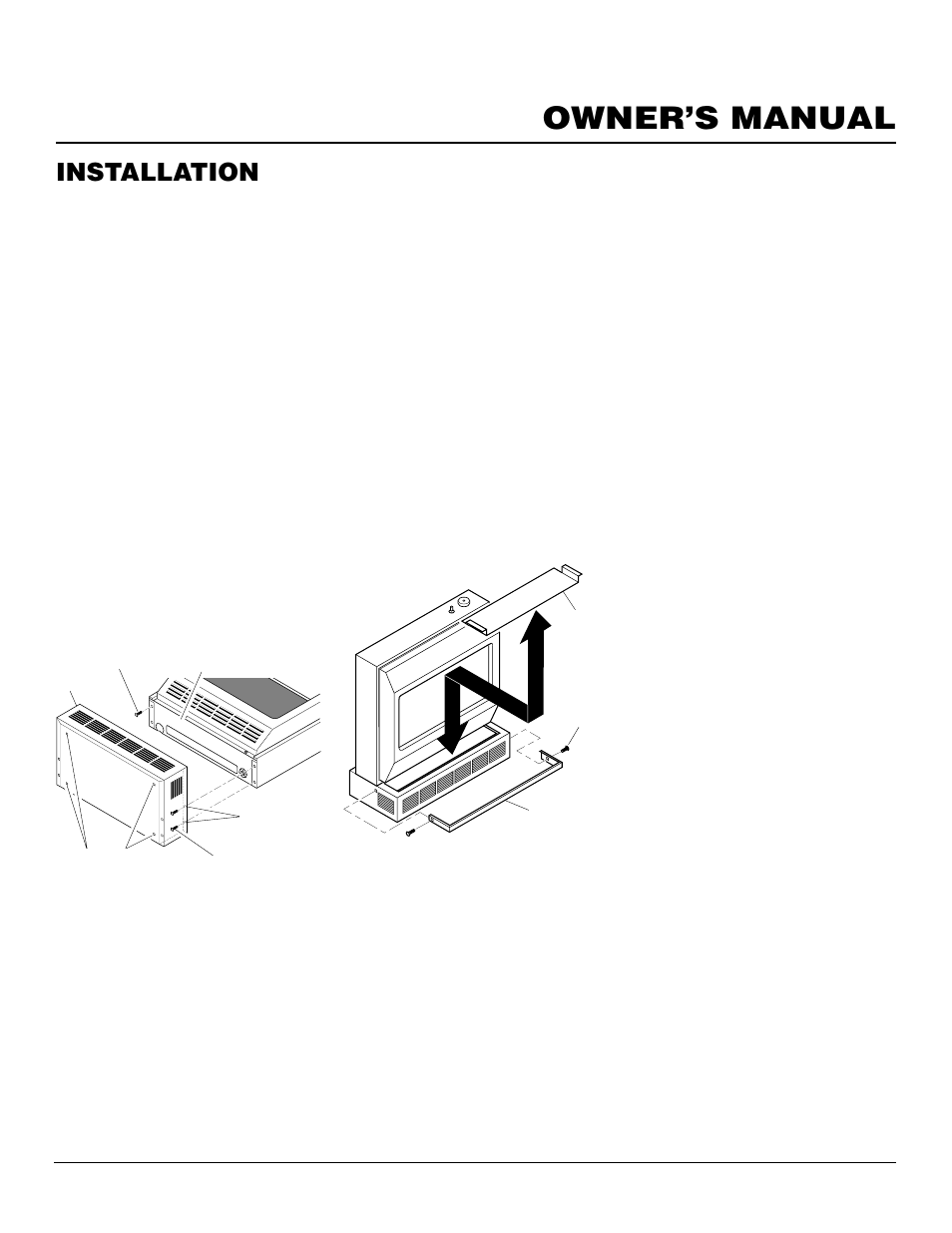 Owner’s manual, Installation, Continued | Vanguard Heating VMH3000TPA User Manual | Page 11 / 24