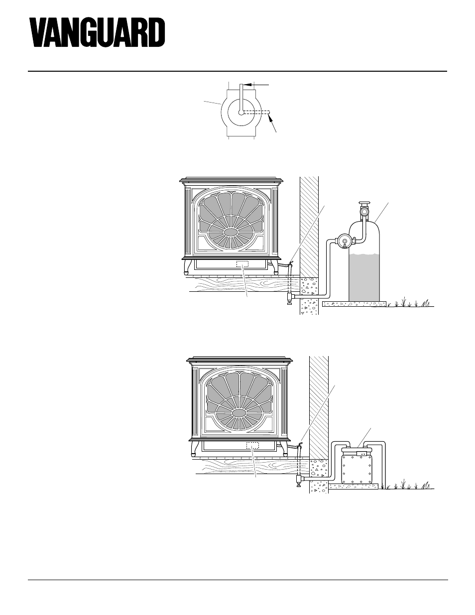 B-vent freestanding fireplace, Fireplace installation, Continued | Vanguard Heating SBVBN(A) User Manual | Page 14 / 32