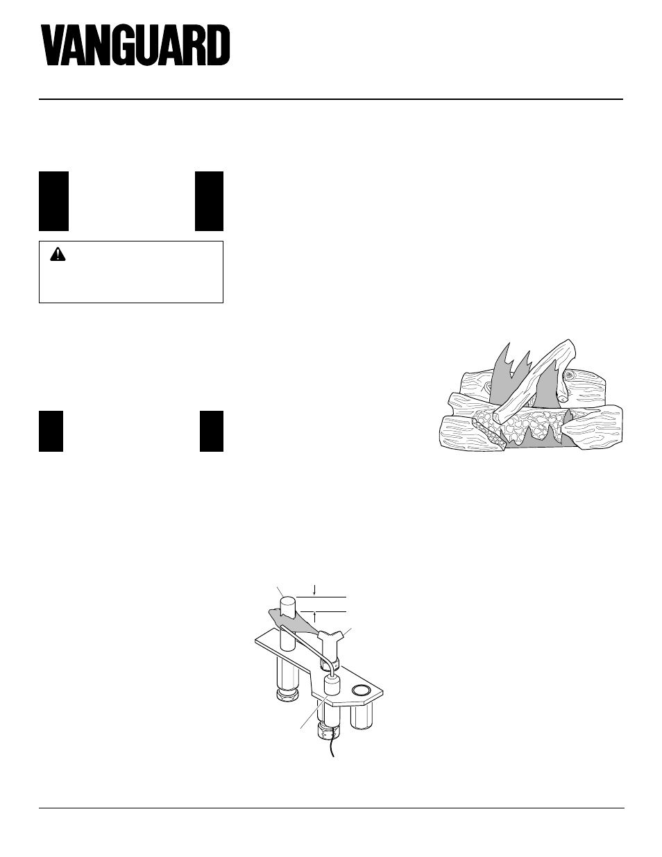 B-vent freestanding fireplace, Inspecting burners, Operating fireplace | Vanguard Heating SBVBN(A) User Manual | Page 20 / 32
