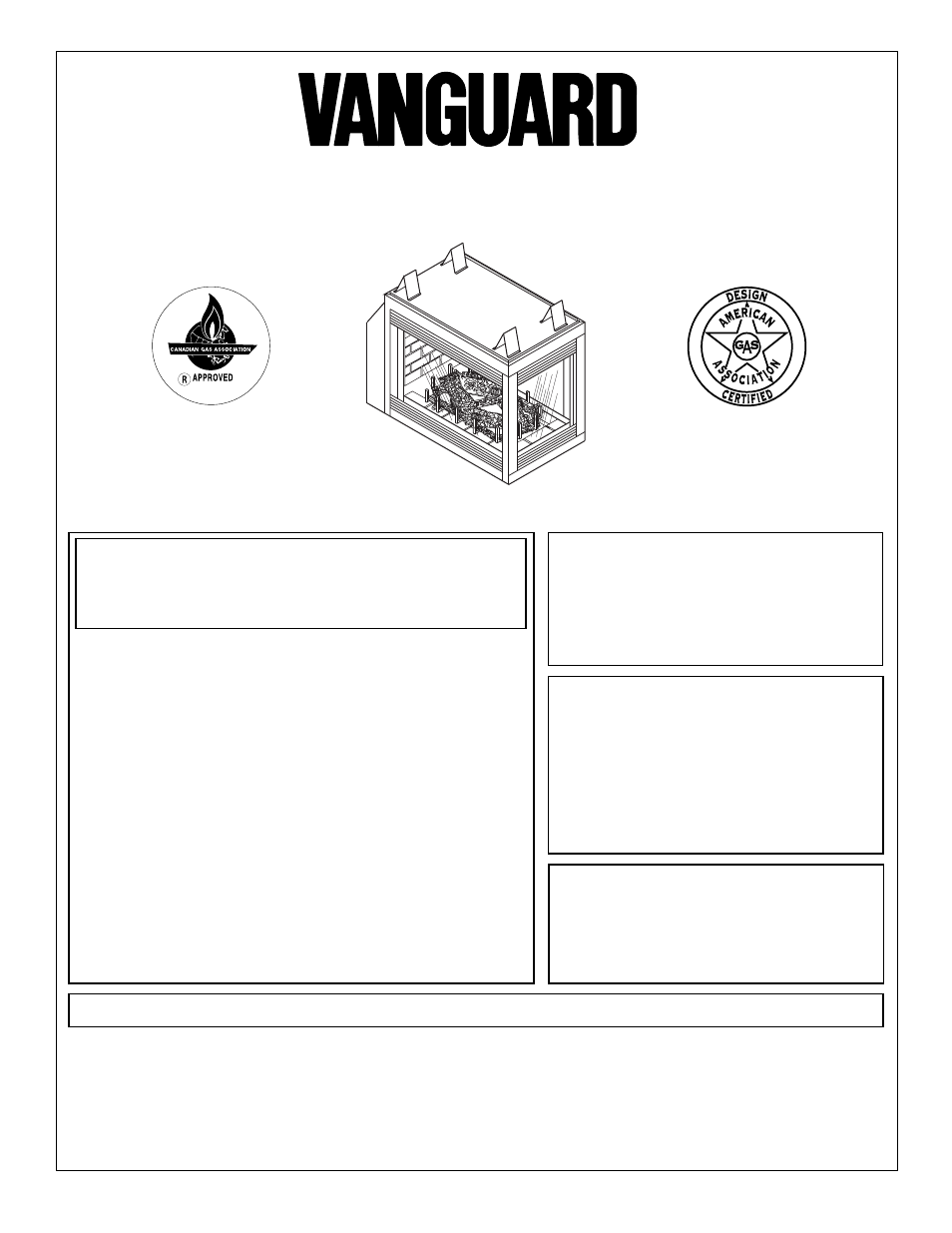 Vanguard Heating VDVF36PP User Manual | 30 pages