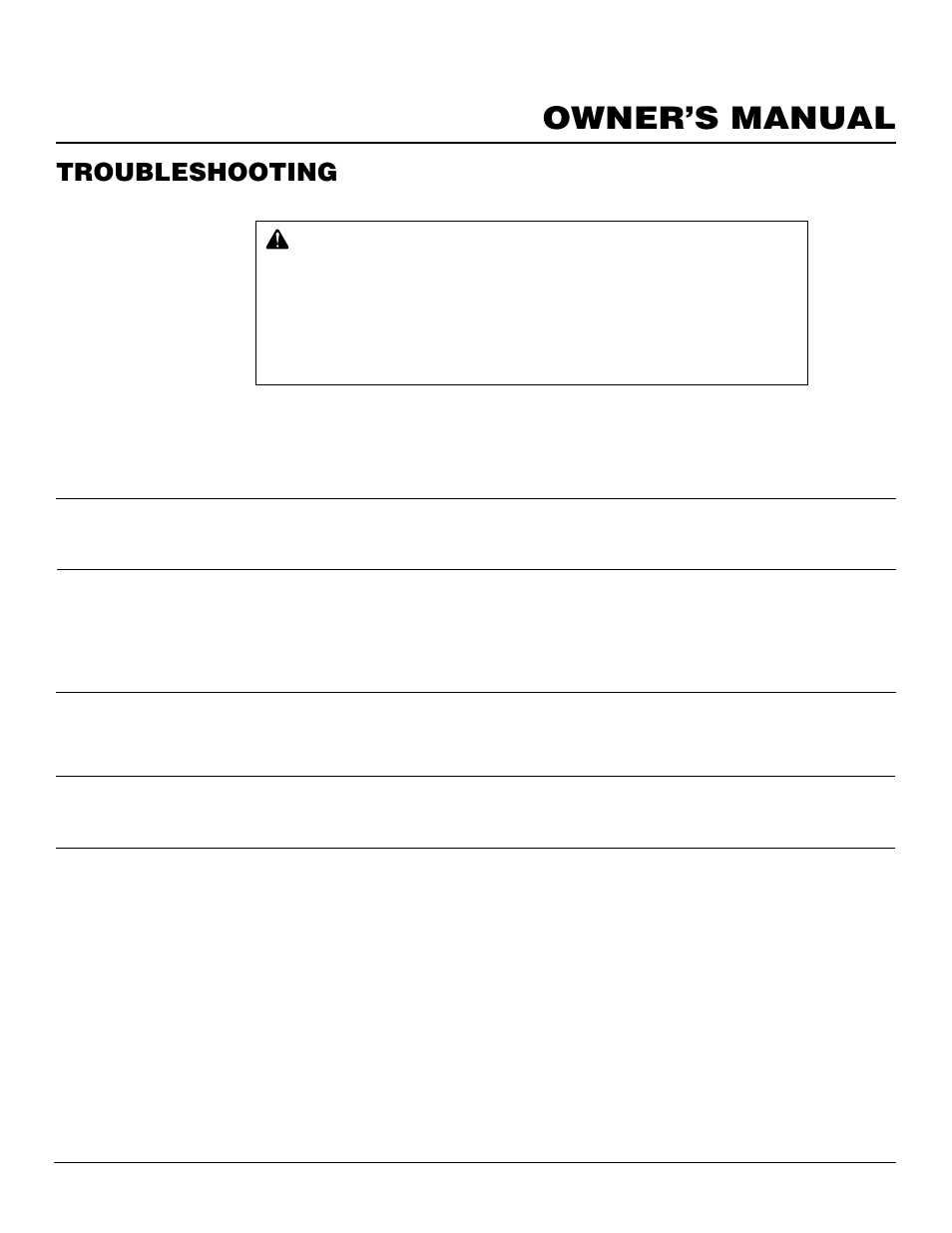 Owner’s manual, Troubleshooting, Continued | Vanguard Heating Flame-Max VYS30PWA User Manual | Page 19 / 26