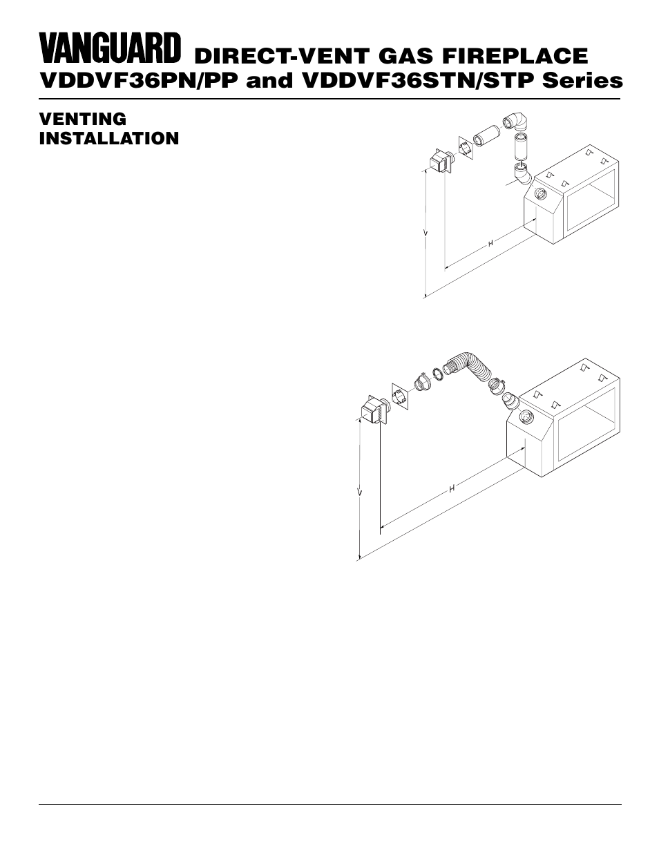 Venting installation, Continued | Vanguard Heating VDDVF36STN/STP User Manual | Page 10 / 32