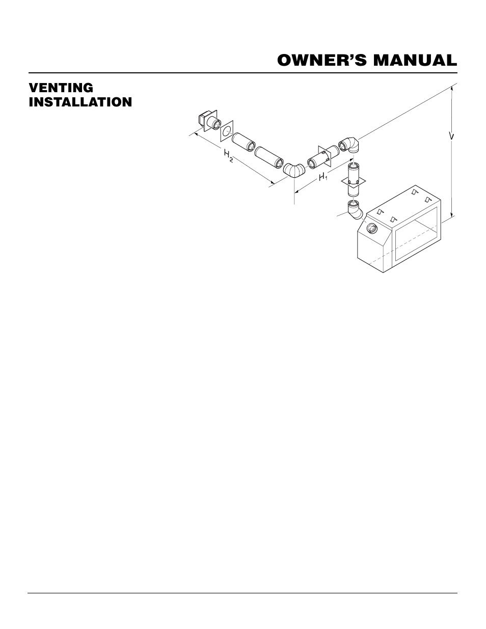 Owner’s manual, Venting installation, Continued | Vanguard Heating VDDVF36STN/STP User Manual | Page 11 / 32