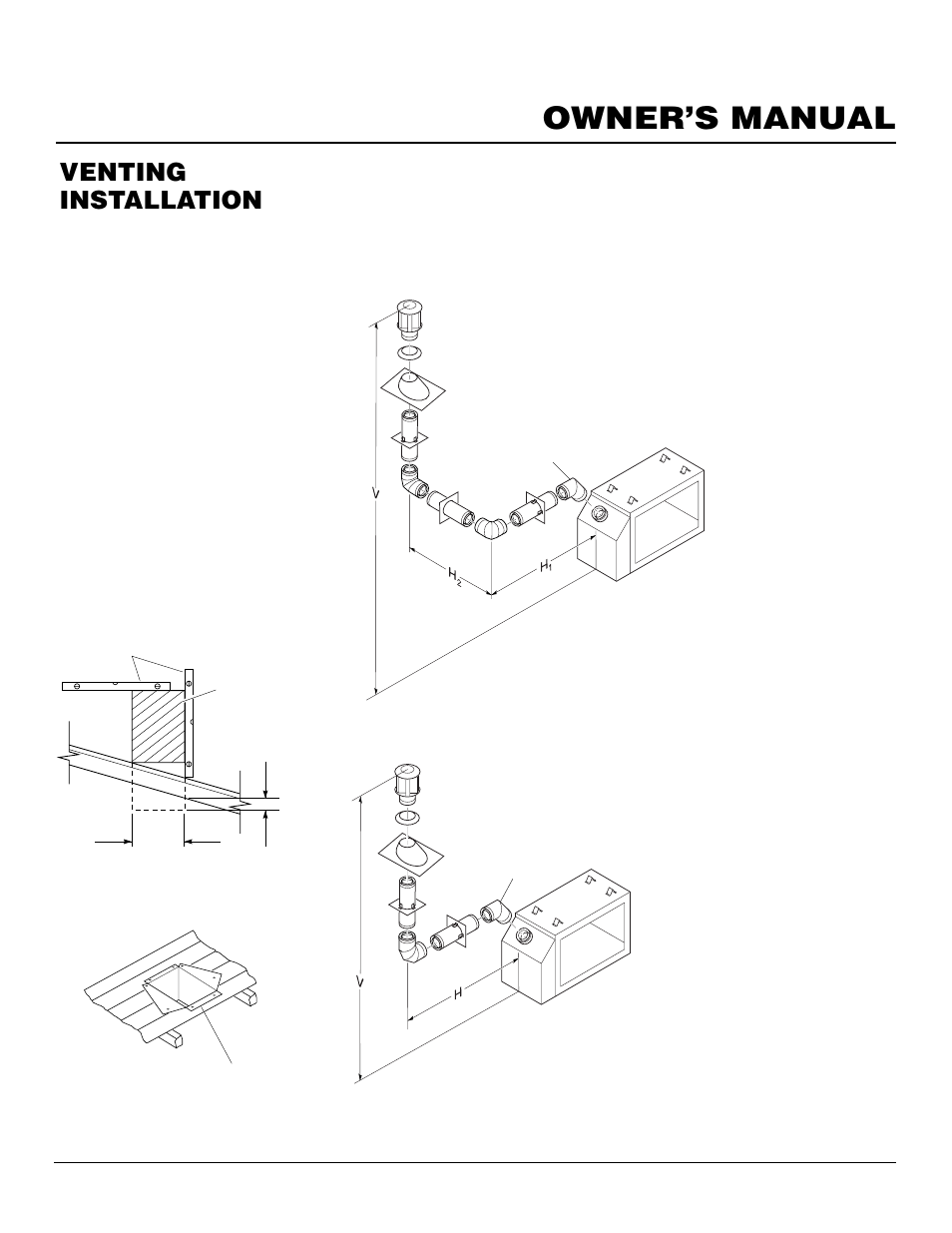 Owner’s manual, Venting installation, Continued | Vanguard Heating VDDVF36STN/STP User Manual | Page 13 / 32