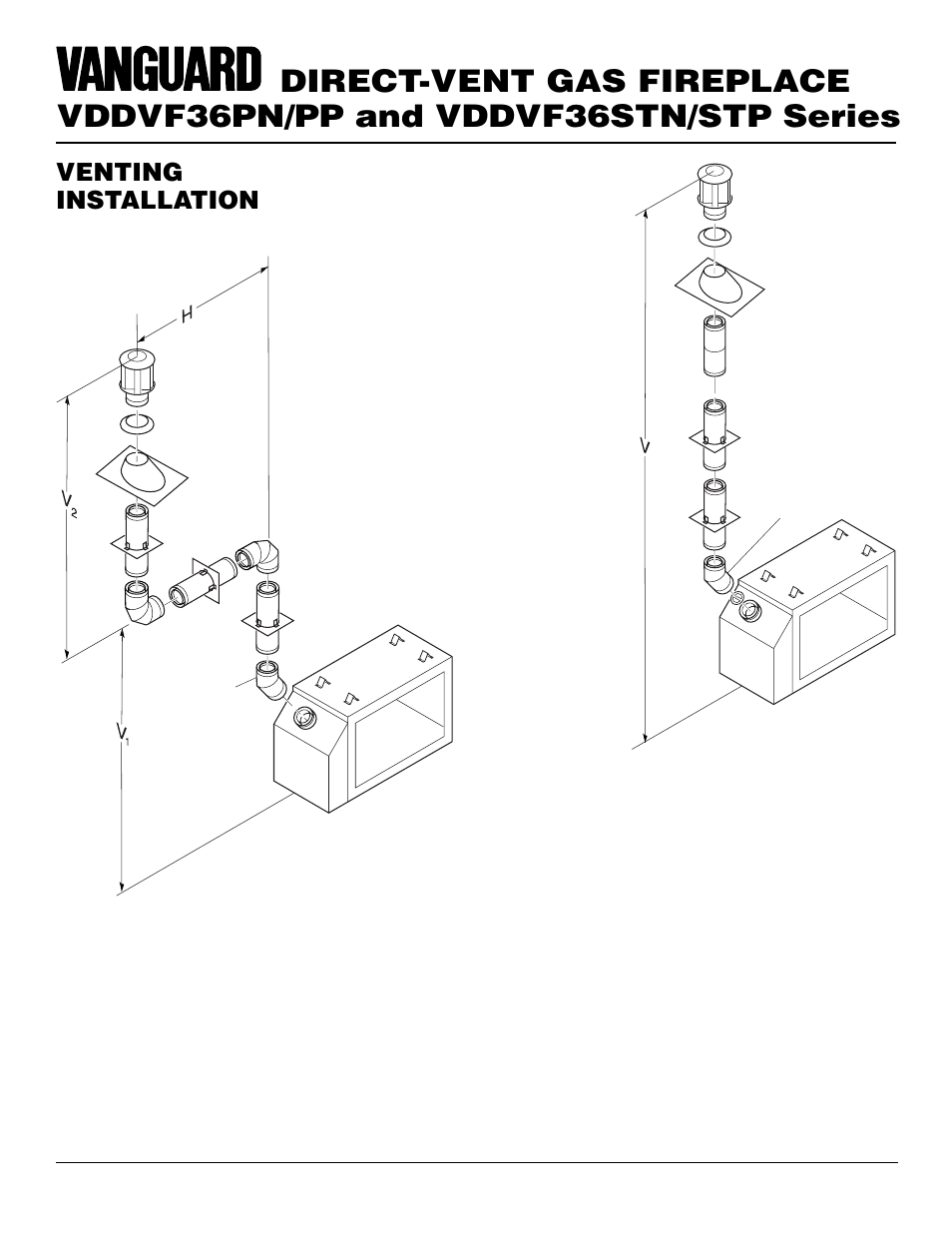 Venting installation, Continued | Vanguard Heating VDDVF36STN/STP User Manual | Page 14 / 32