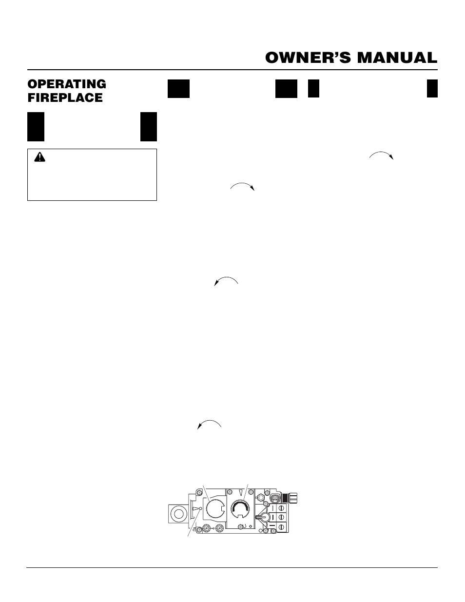 Owner’s manual, Operating fireplace, For your safety read before lighting | Lighting instructions | Vanguard Heating VDDVF36STN/STP User Manual | Page 21 / 32