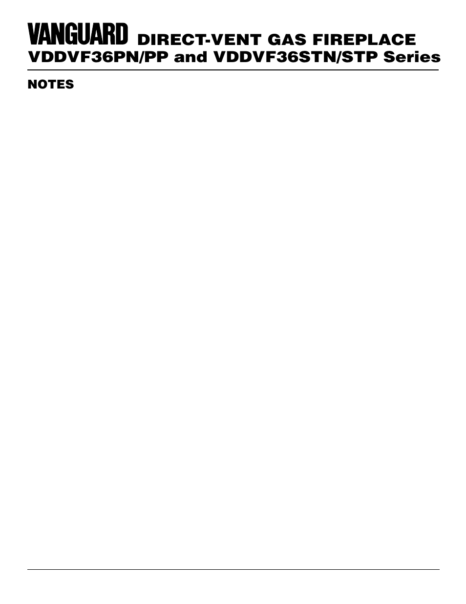 Vanguard Heating VDDVF36STN/STP User Manual | Page 30 / 32