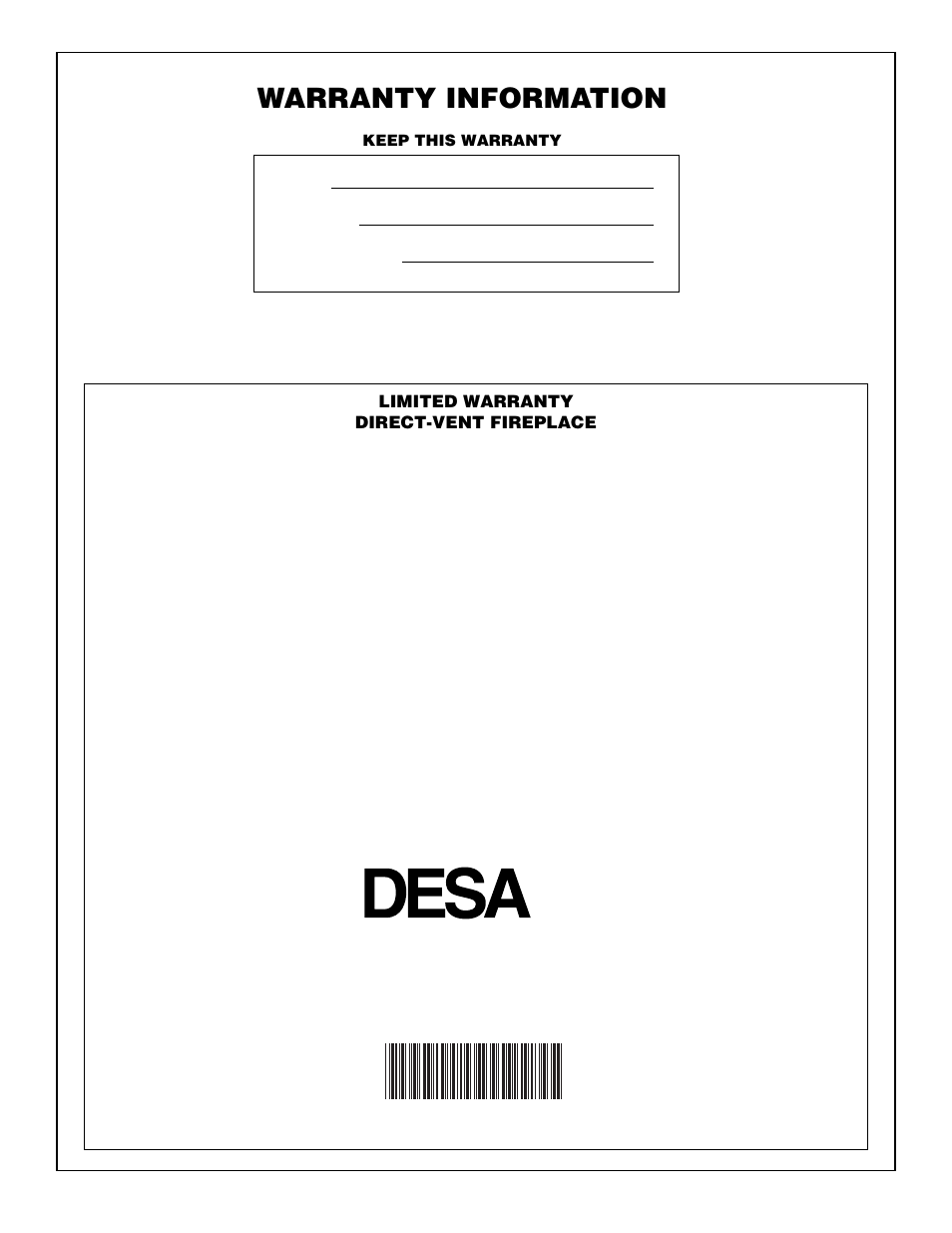 Warranty information, International | Vanguard Heating VDDVF36STN/STP User Manual | Page 32 / 32