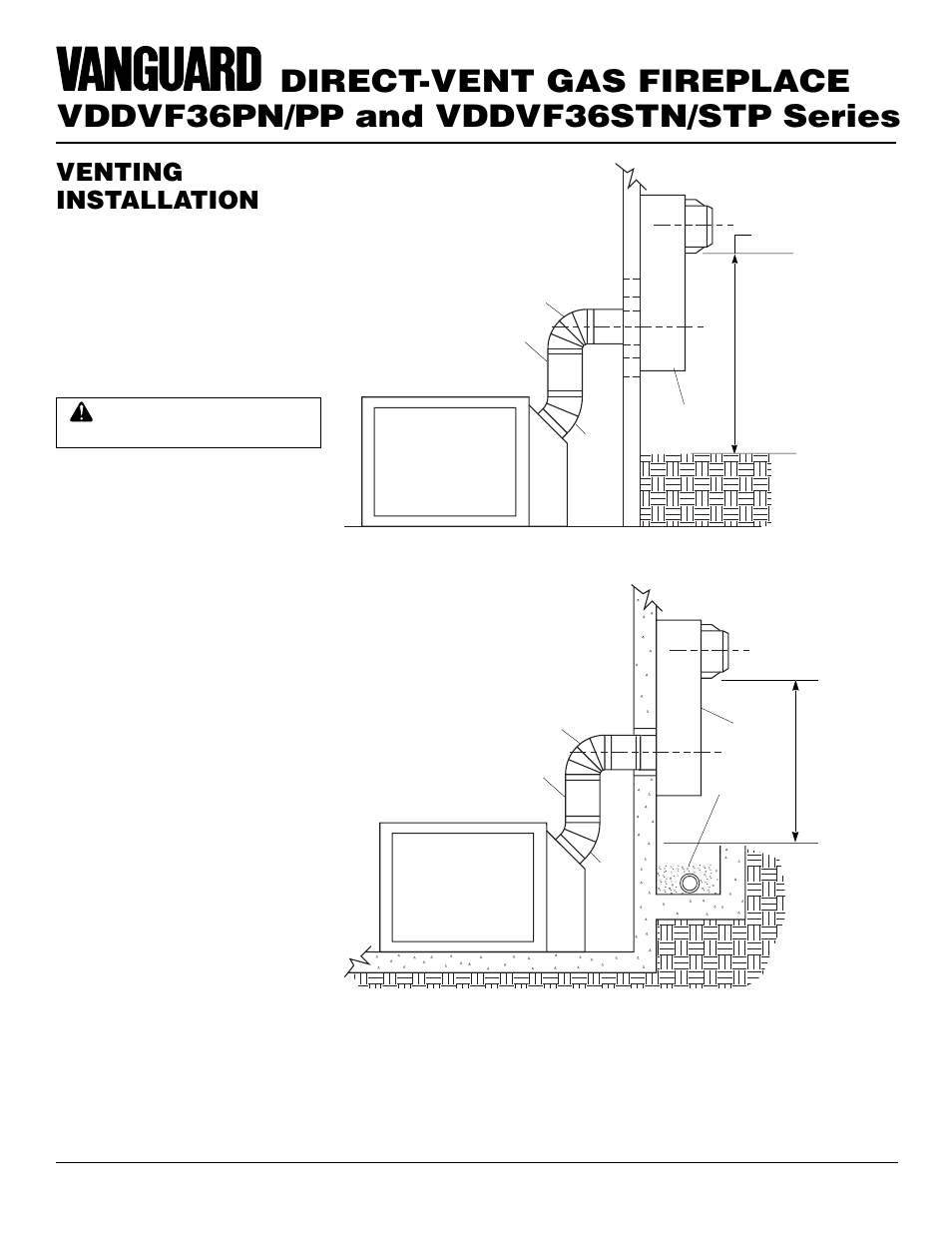Venting installation, Continued | Vanguard Heating VDDVF36STN/STP User Manual | Page 8 / 32