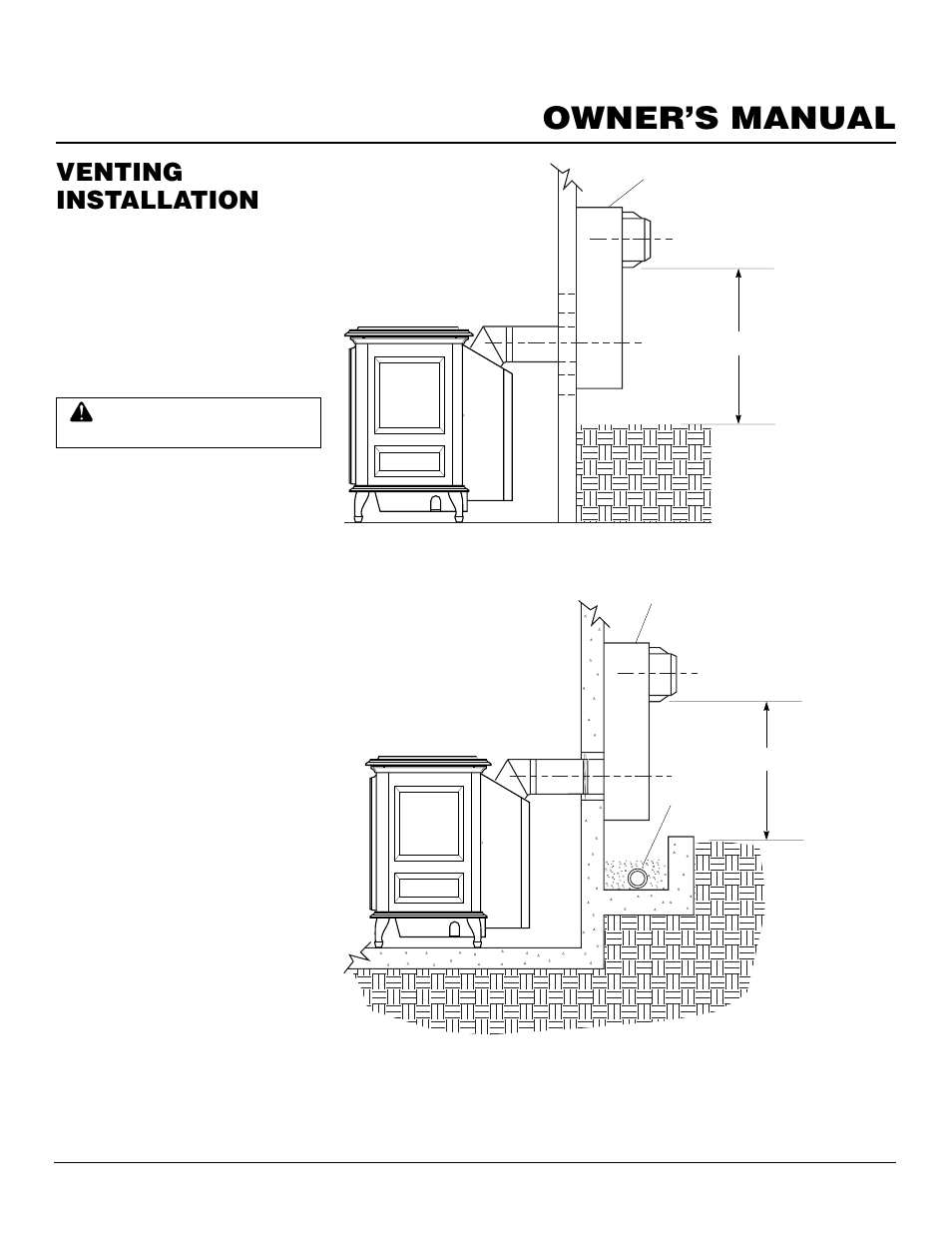 Owner’s manual, Venting installation, Continued | Vanguard Heating SDVBN(A) User Manual | Page 11 / 38