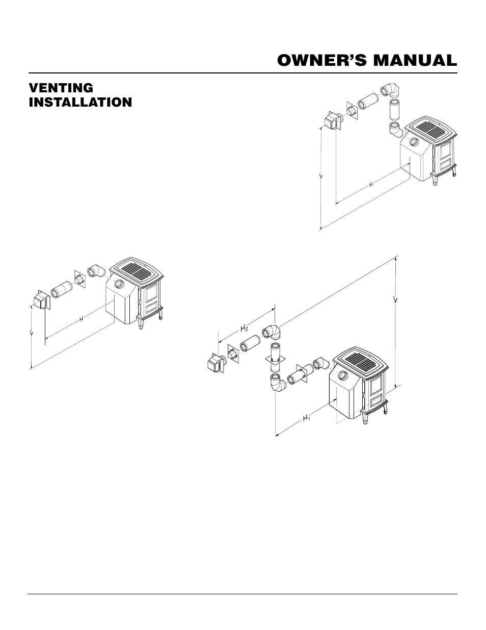 Owner’s manual, Venting installation, Continued | Vanguard Heating SDVBN(A) User Manual | Page 13 / 38