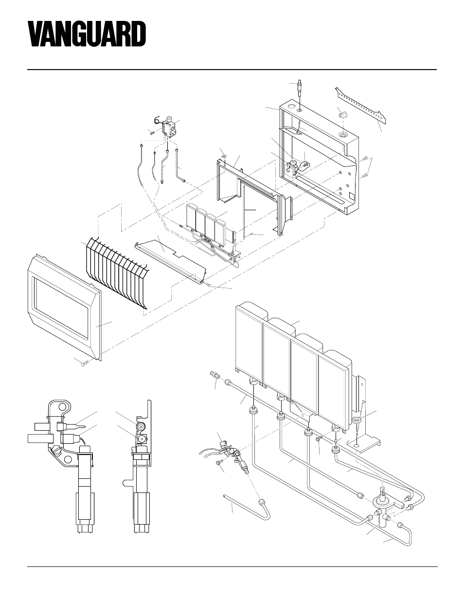 Vent-free natural gas heater, Illustrated parts breakdown | Vanguard Heating VN1800ITB User Manual | Page 20 / 24