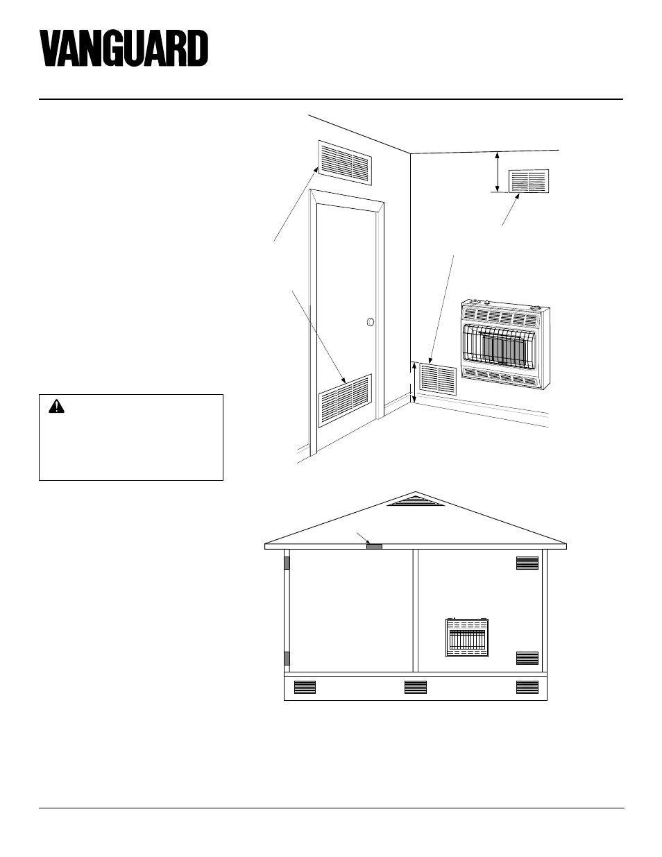 Vent-free natural gas heater, Air for combustion and ventilation, Continued | Ventilation air | Vanguard Heating VN1800ITB User Manual | Page 6 / 24