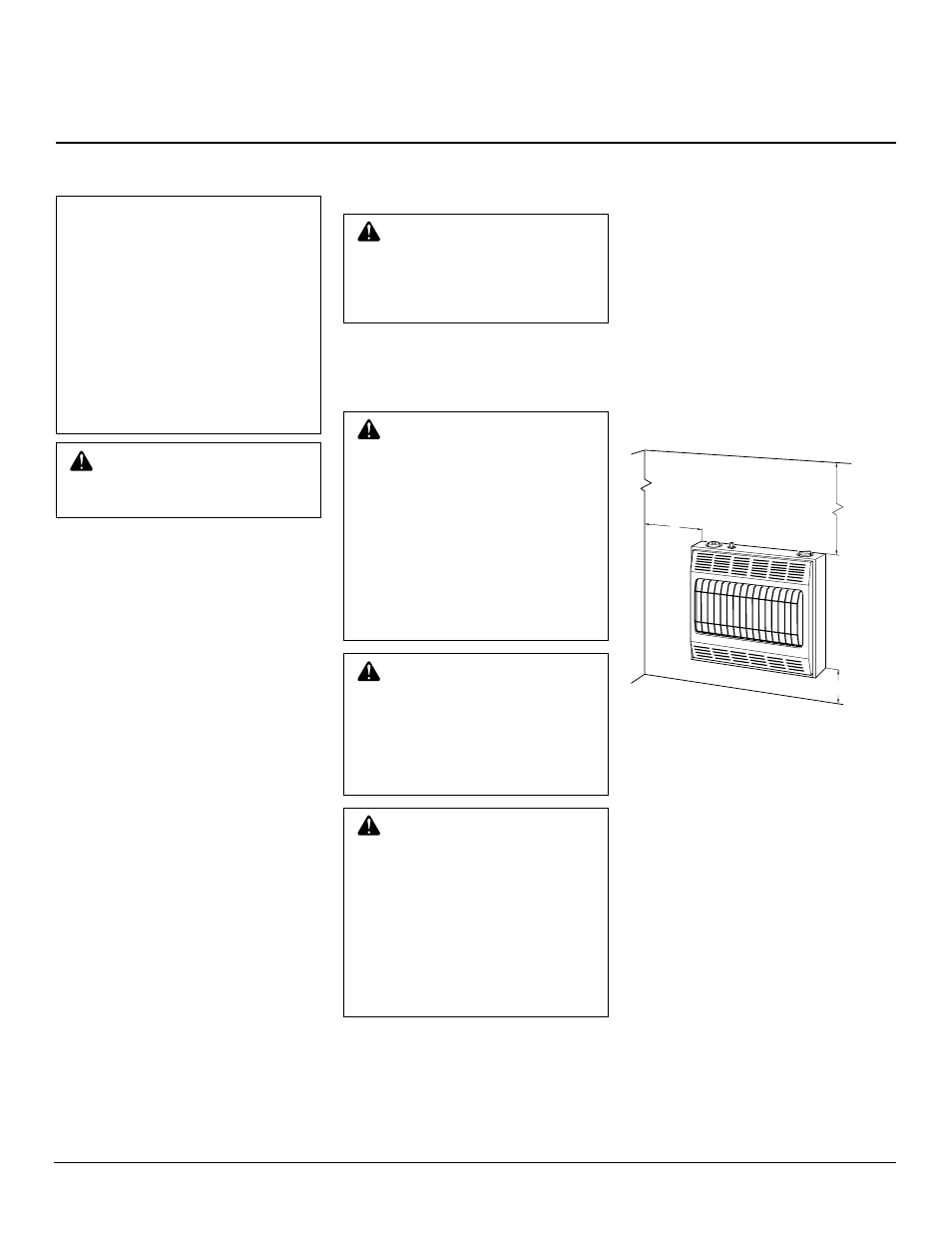 Owner’s manual, Installation, Check gas type | Installation items, Locating heater | Vanguard Heating VN1800ITB User Manual | Page 7 / 24