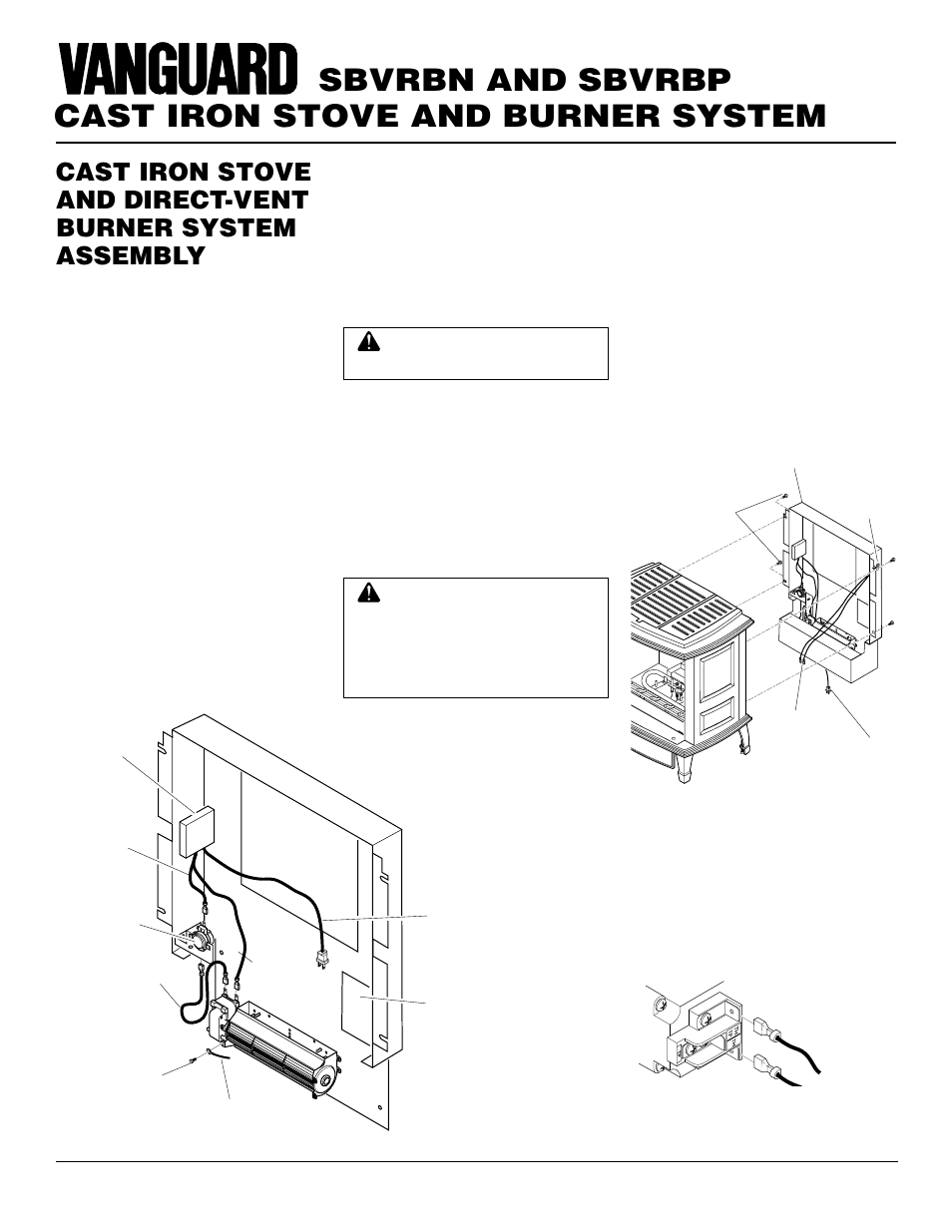 Cast iron stove and burner system, Sbvrbn and sbvrbp, Continued | Vanguard Heating SBVRBP User Manual | Page 8 / 32