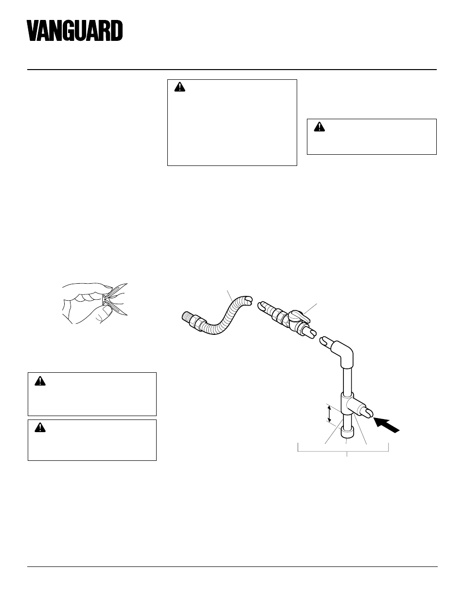 Vmh10tna, Vent-free natural gas compact fireplace, Installation | Continued | Vanguard Heating VMH10TNA User Manual | Page 14 / 28