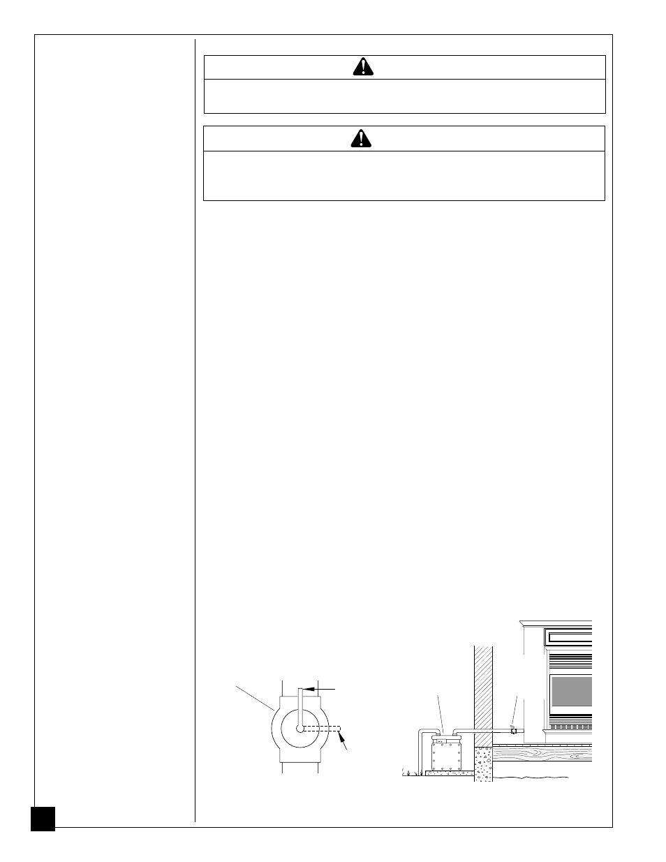 Checking gas connections, Warning | Vanguard Heating VMH10TN User Manual | Page 18 / 32