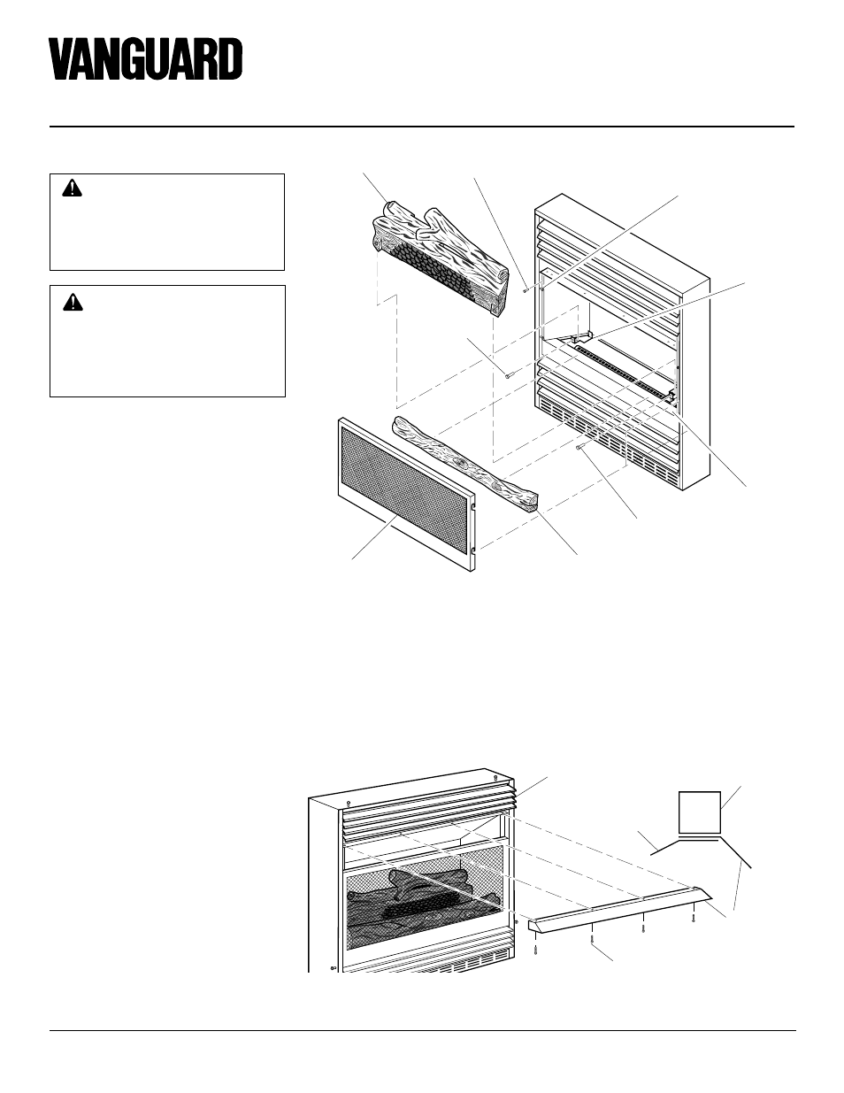 Compact classic hearth fireplace vmh26tpa, Assembly | Vanguard Heating VMH26TPA User Manual | Page 4 / 28