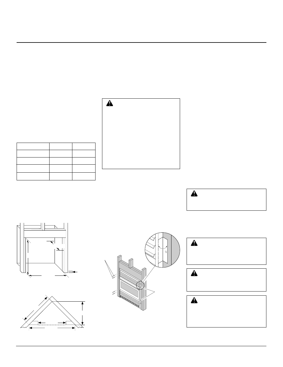 Owner’s manual, Installation, Continued | Built-in fireplace installation | Vanguard Heating VMH26TPA User Manual | Page 9 / 28