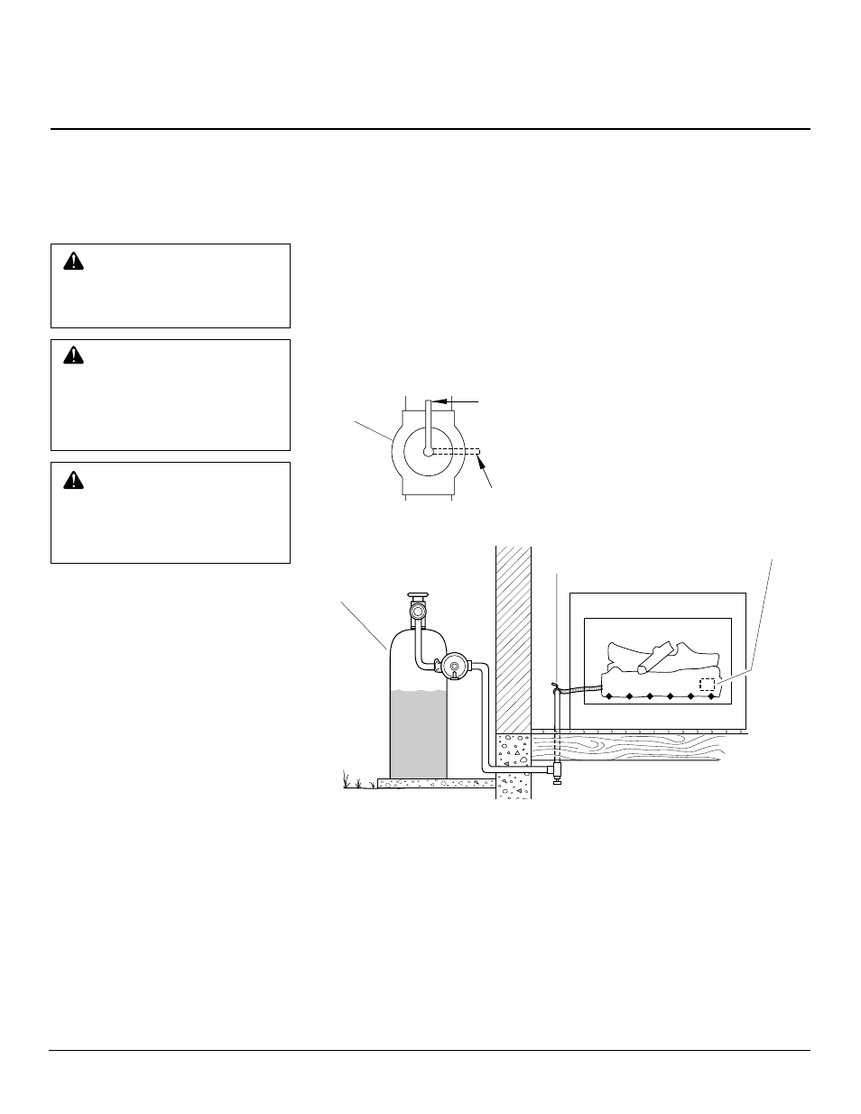 Owner’s manual, Installation, Continued | Vanguard Heating UNVENTED (VENT-FREE) PROPANE/LP GAS LOG HEATER User Manual | Page 13 / 26