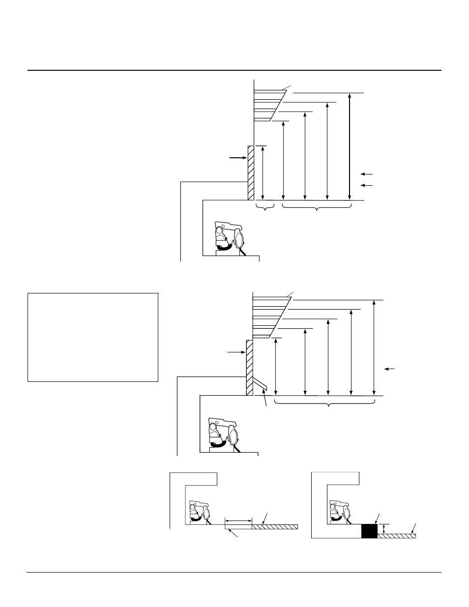 Owner’s manual, Installation, Continued | Mantel clearances, Floor clearances, Determining minimum mantel clearance | Vanguard Heating UNVENTED (VENT-FREE) PROPANE/LP GAS LOG HEATER User Manual | Page 9 / 26