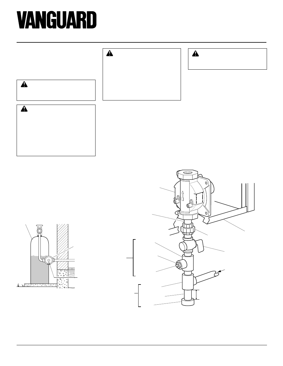 Gas residential heaters, Installation, Continued | Vanguard Heating VMH3000TPS User Manual | Page 12 / 24