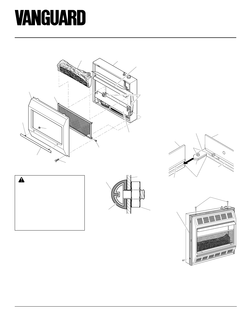 Gas residential heaters, Assembly, Continued | Vanguard Heating VMH3000TPS User Manual | Page 4 / 24