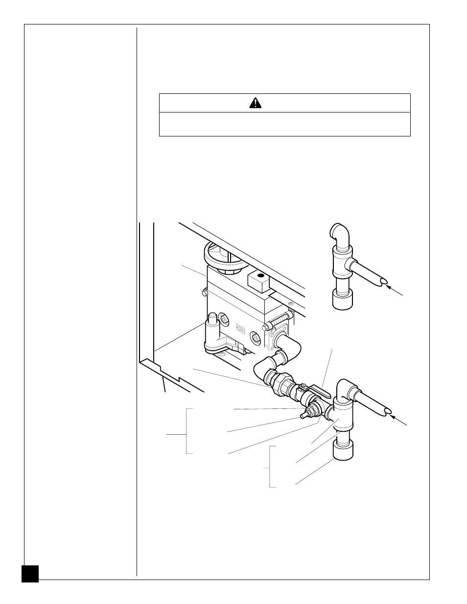 Installing heater, Caution | Vanguard Heating GVB35P User Manual | Page 12 / 40