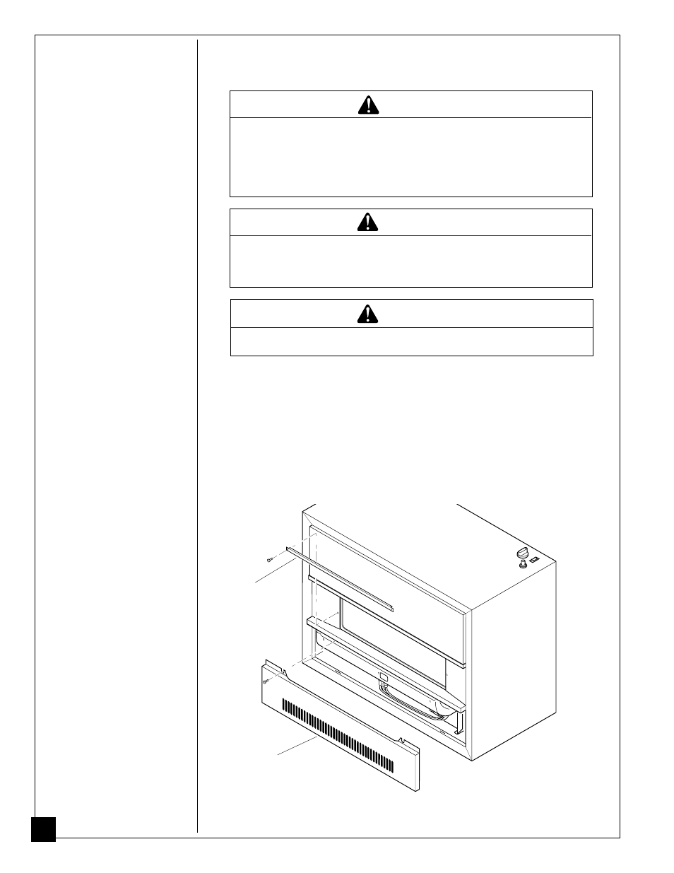 Installing heater, Caution | Vanguard Heating GVB35P User Manual | Page 14 / 40