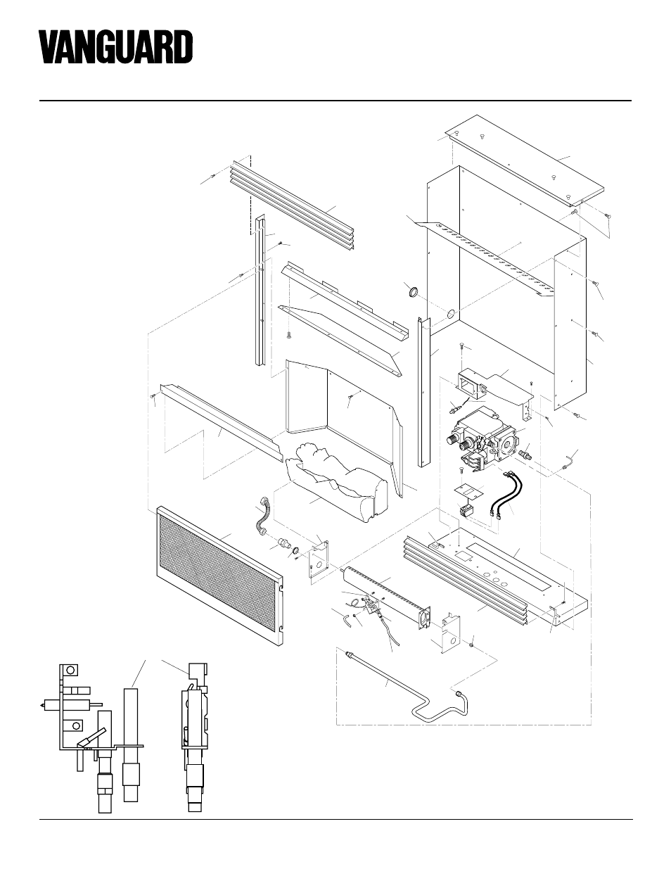 Compact classic hearth fireplace vmh26pra, Illustrated parts breakdown, Vmh26pra | Vanguard Heating VMH26PRA User Manual | Page 26 / 30