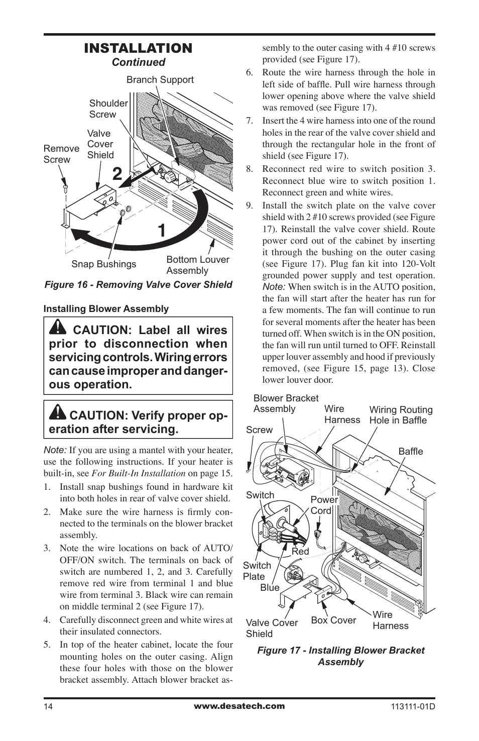 Installation | Vanguard Heating VMH26TPC User Manual | Page 14 / 32