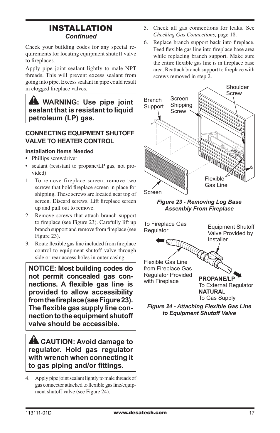 Installation | Vanguard Heating VMH26TPC User Manual | Page 17 / 32