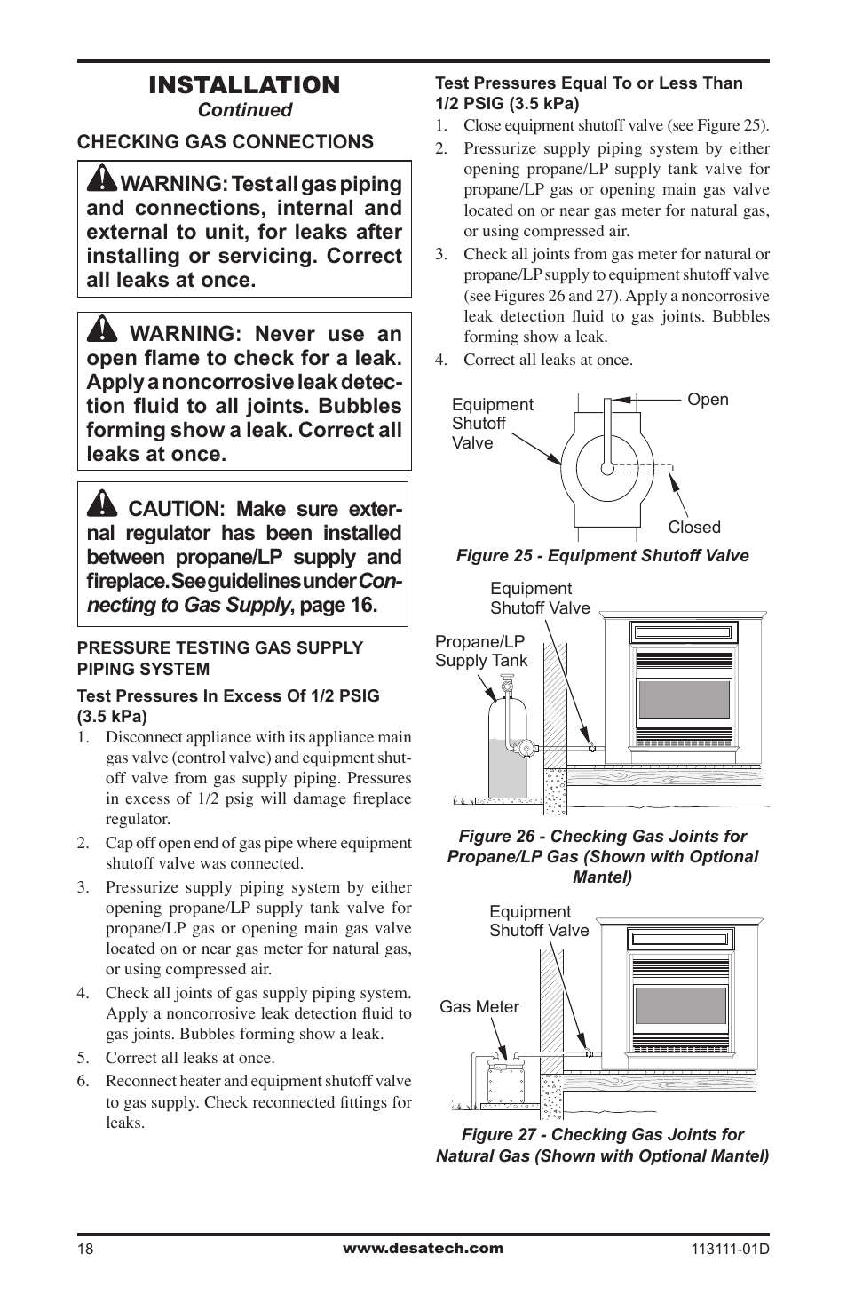 Installation | Vanguard Heating VMH26TPC User Manual | Page 18 / 32