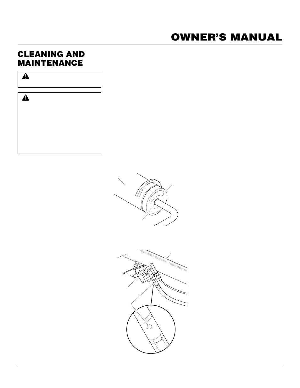 Owner’s manual, Cleaning and maintenance | Vanguard Heating VYGF33NRA User Manual | Page 21 / 28