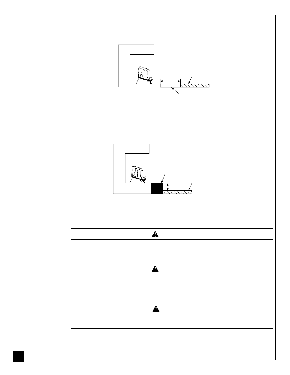 Installing, Warning, Caution | Continued | Vanguard Heating VS24PR User Manual | Page 12 / 32