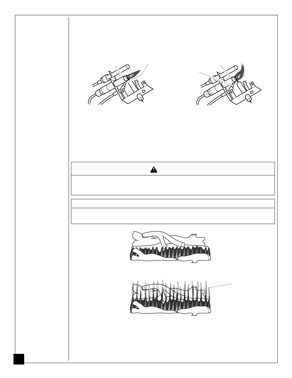 Warning, Inspecting burners, Notice | Vanguard Heating VS24PR User Manual | Page 22 / 32