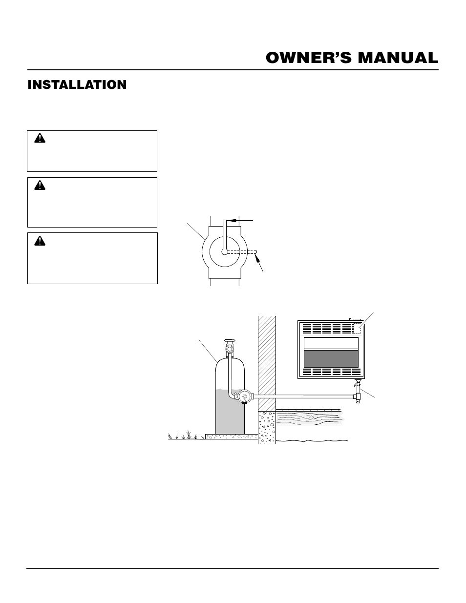 Owner’s manual, Installation, Continued | Vanguard Heating VMH3000TPSA User Manual | Page 13 / 24