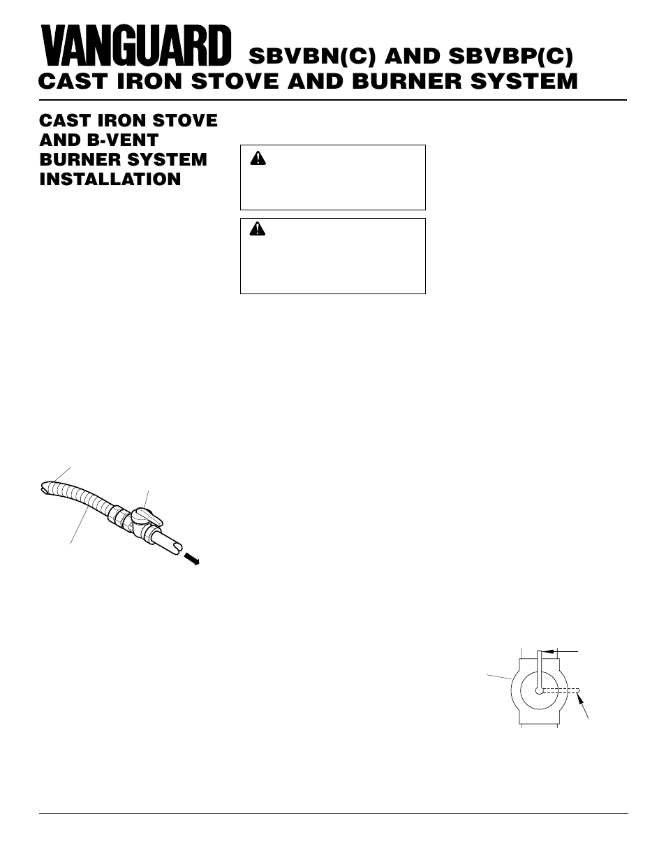 Cast iron stove and burner system, Sbvbn(c) and sbvbp(c), Continued | Vanguard Heating SBVBN(C) User Manual | Page 14 / 32