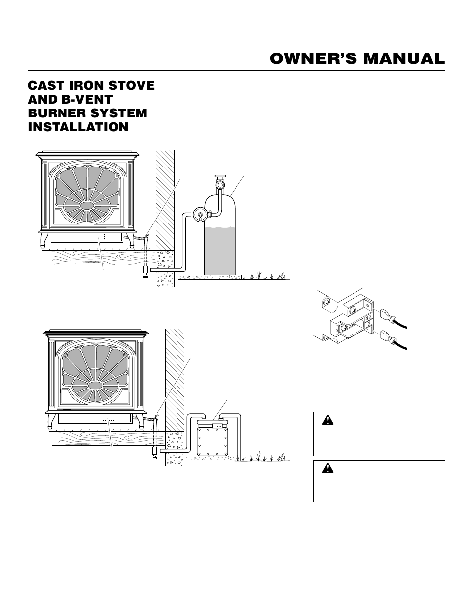 Owner’s manual, Continued | Vanguard Heating SBVBN(C) User Manual | Page 15 / 32