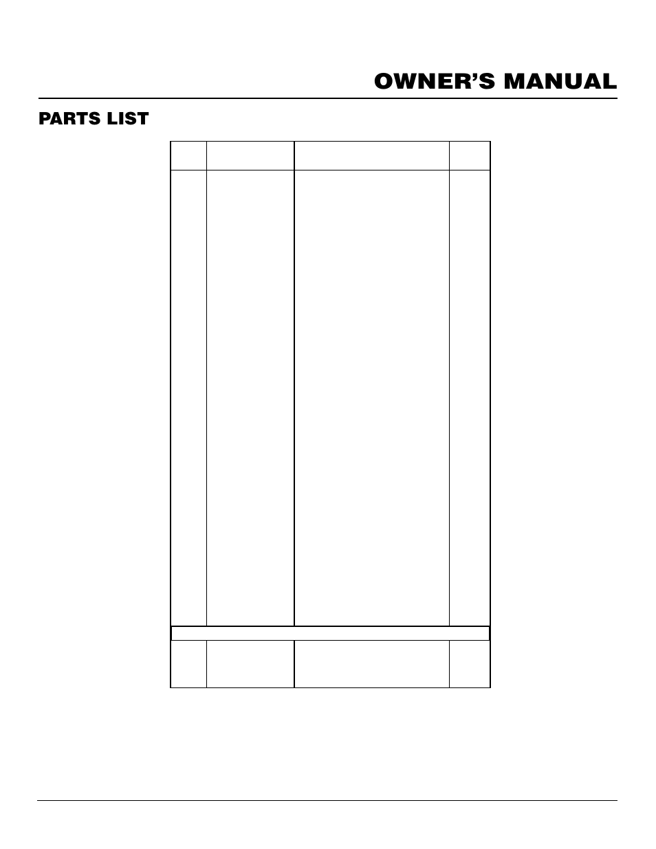 Owner’s manual, Parts list, Sbvbn(c) sbvbp(c) | Vanguard Heating SBVBN(C) User Manual | Page 29 / 32