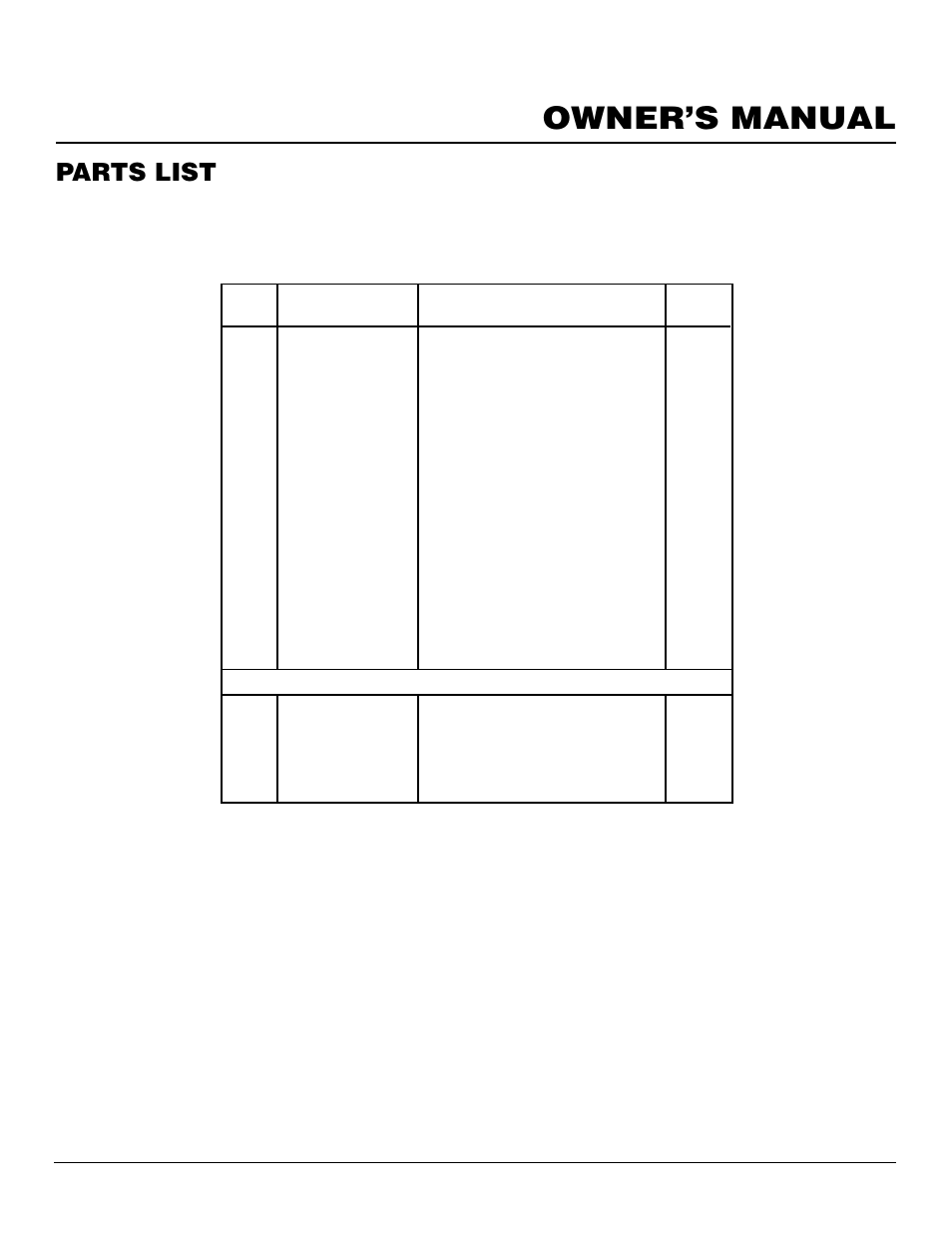 Owner’s manual, Parts list, Fireplace vsgf28nva | Vanguard Heating VSGF28NTC User Manual | Page 27 / 32