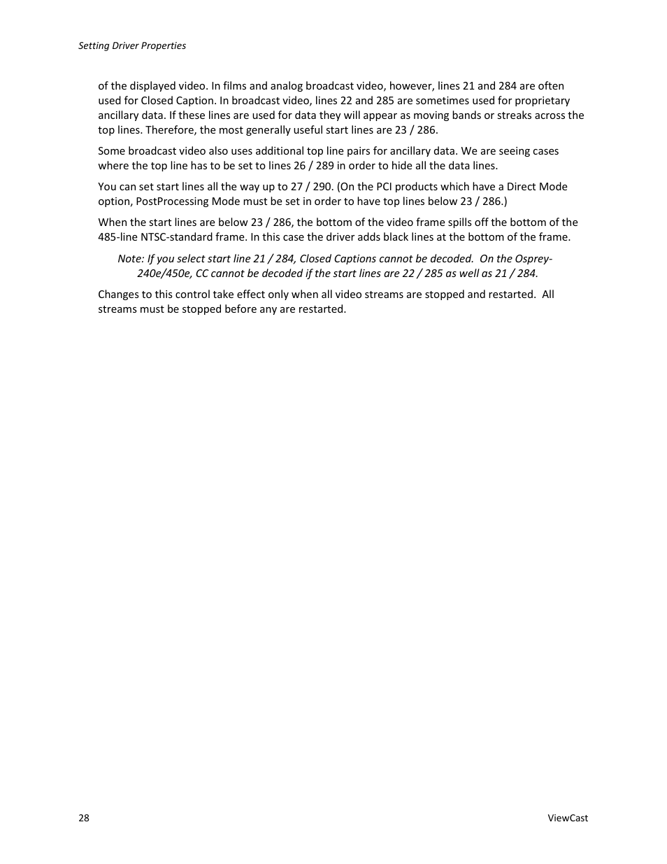 ViewCast Osprey-450e User Manual | Page 34 / 98