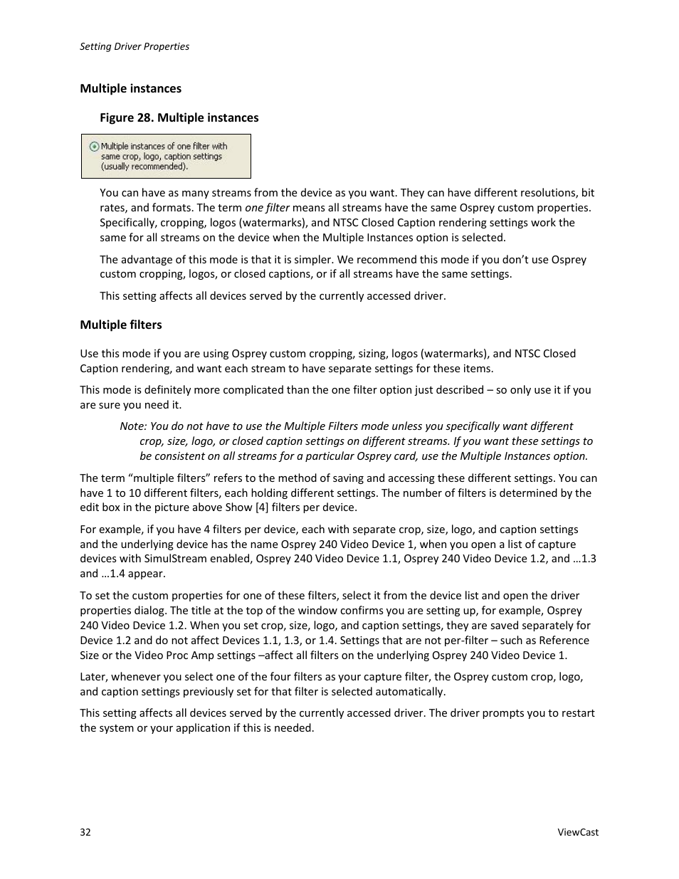 ViewCast Osprey-450e User Manual | Page 38 / 98