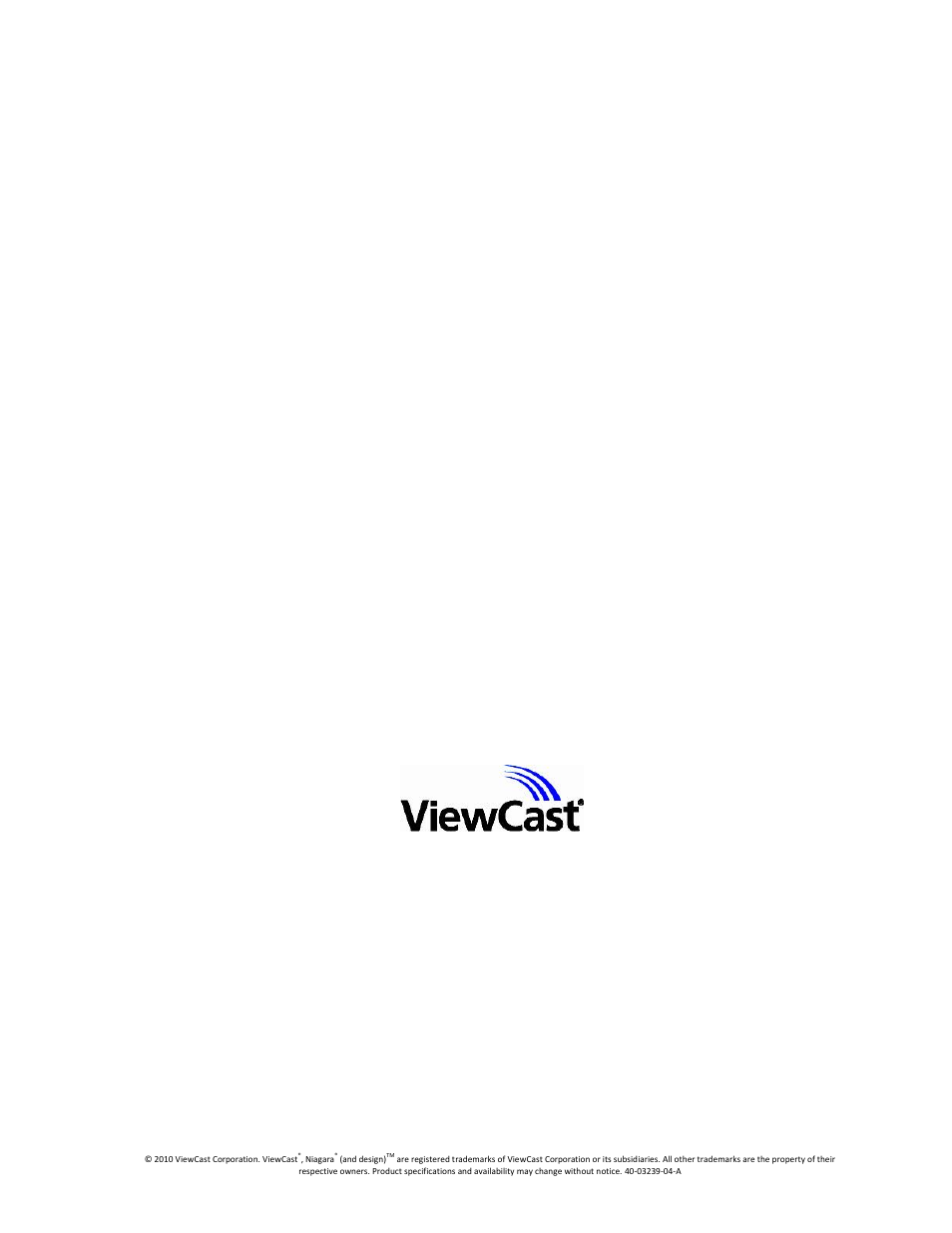 ViewCast Osprey-450e User Manual | Page 98 / 98