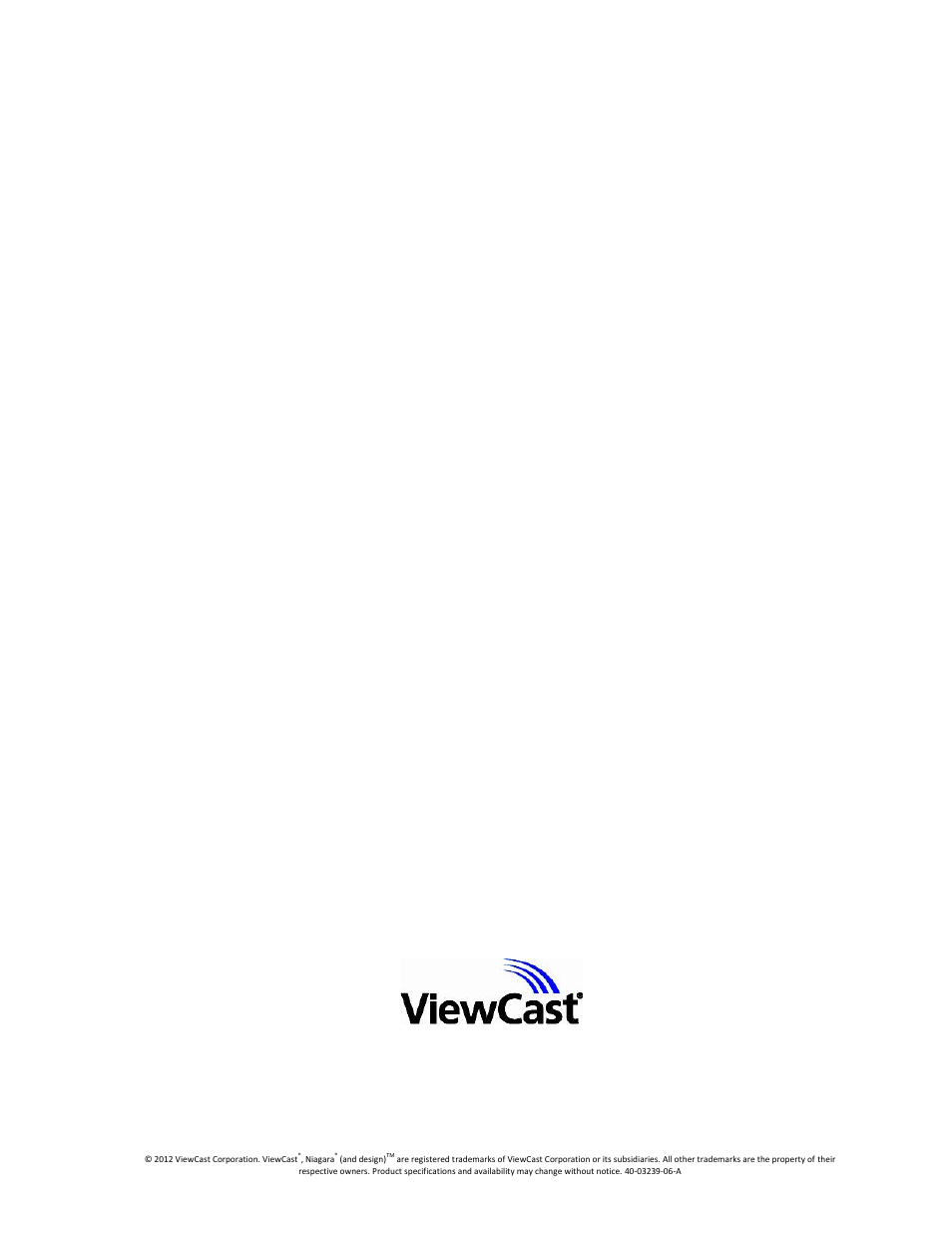 ViewCast Osprey-450e User Manual | Page 106 / 106