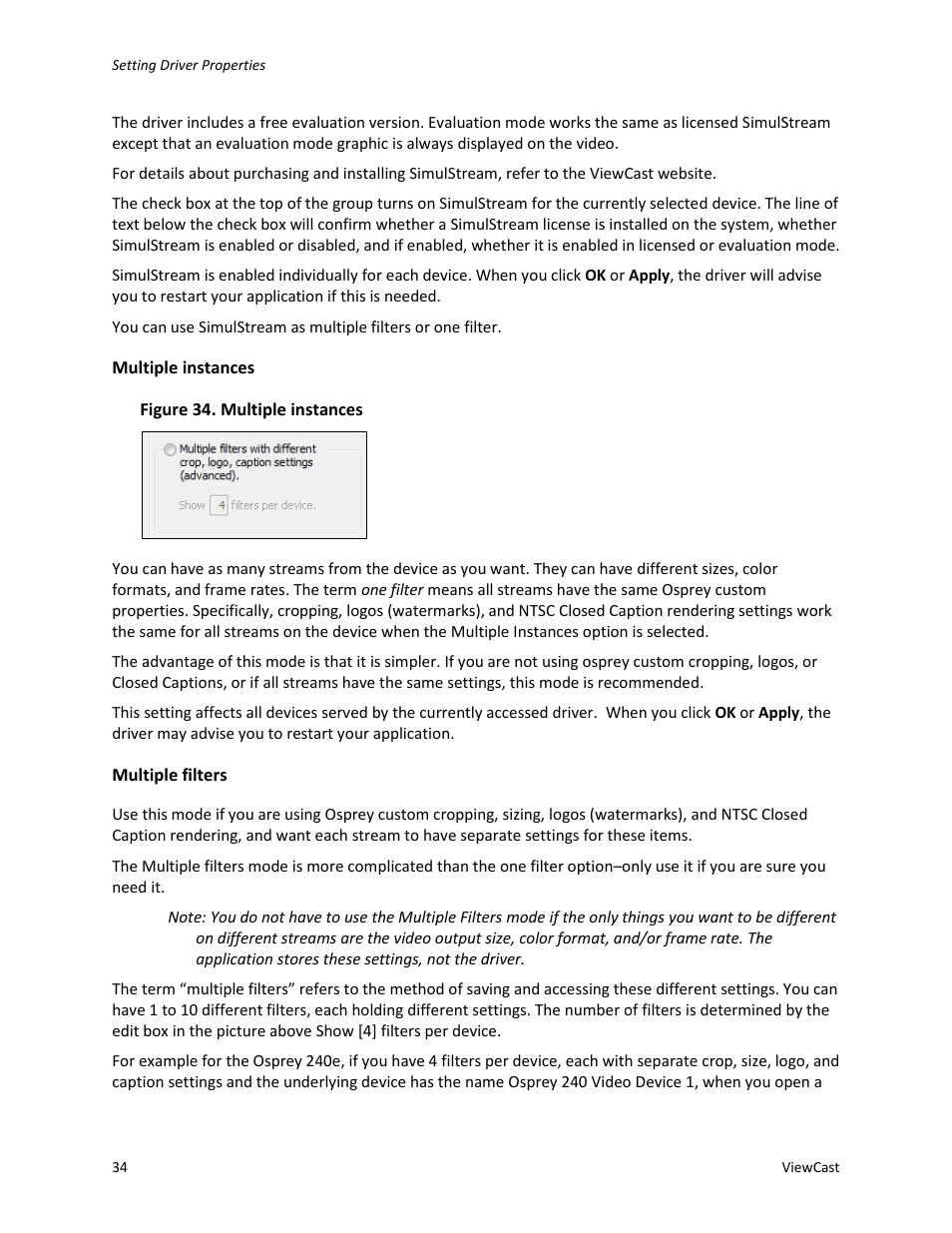 ViewCast Osprey-450e User Manual | Page 40 / 106