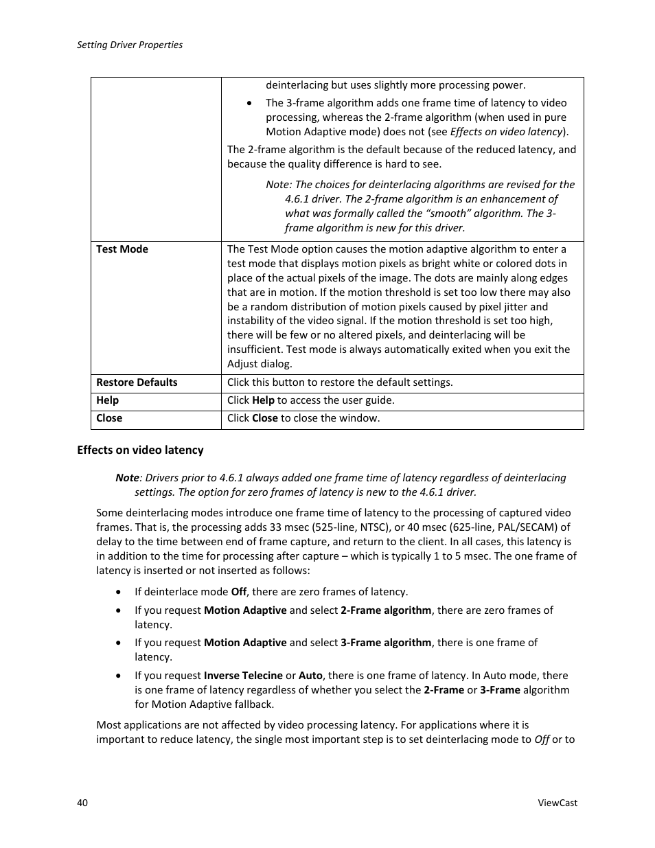 ViewCast Osprey-450e User Manual | Page 46 / 106