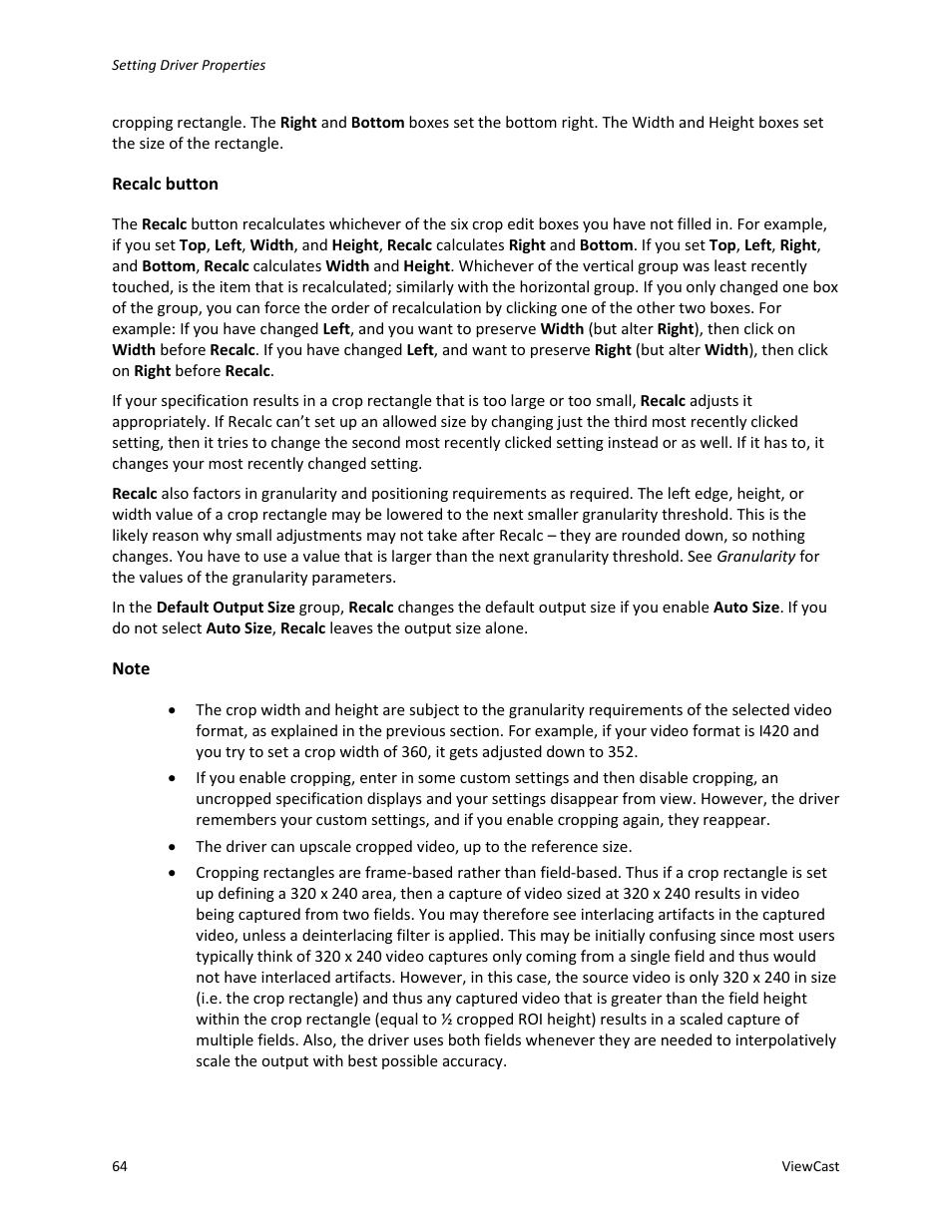 ViewCast Osprey-450e User Manual | Page 70 / 106