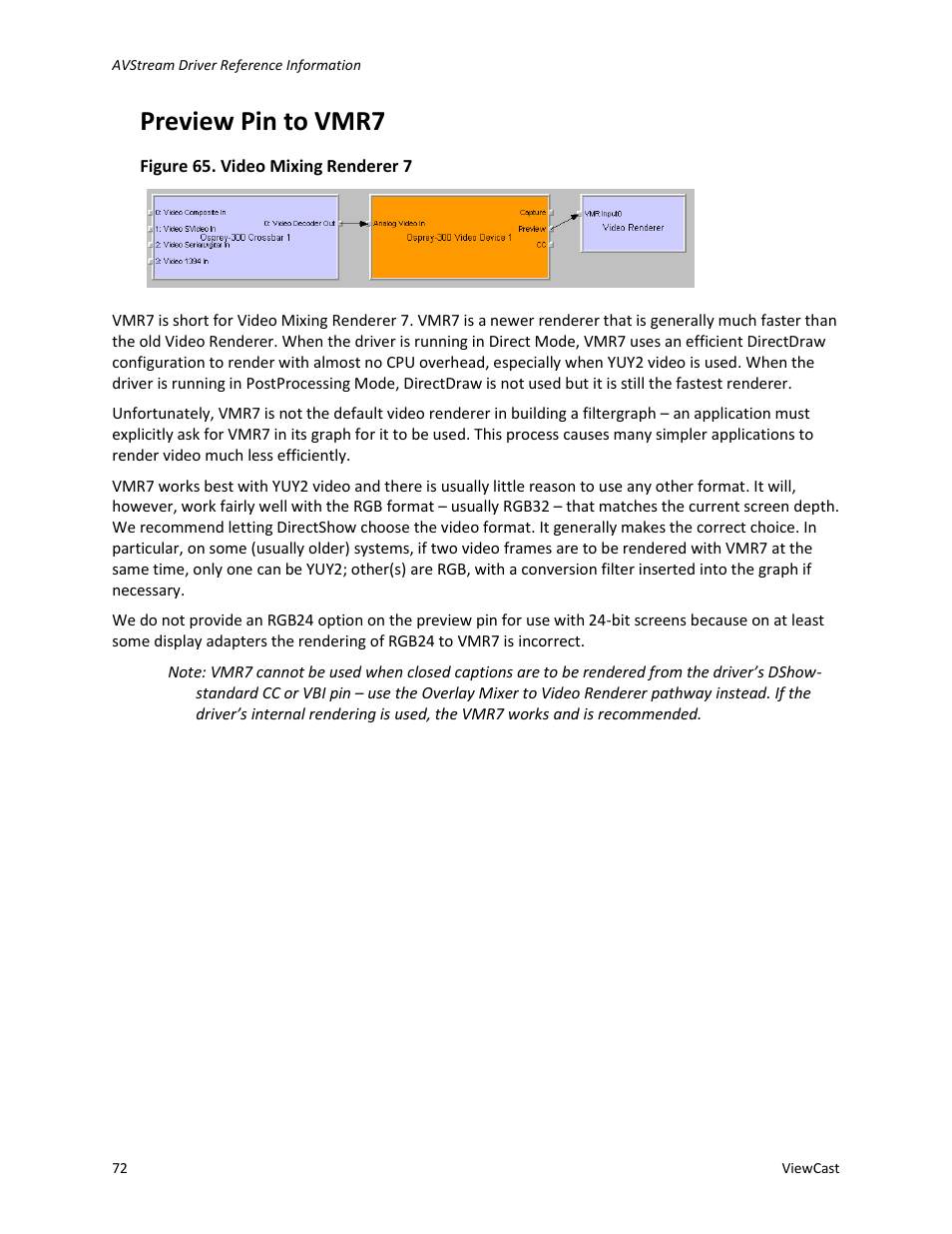 Preview pin to vmr7 | ViewCast Osprey-450e User Manual | Page 78 / 106